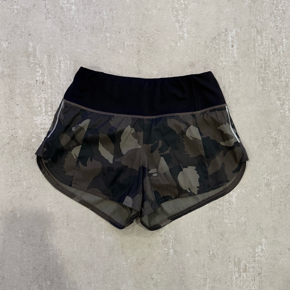 Athleta Running Shorts - Camo